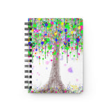 TREE OF LIFE with King Polly Does Yoga Quote Inside Lined Spiral Notebook