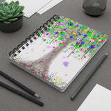 TREE OF LIFE with King Polly Does Yoga Quote Inside Lined Spiral Notebook