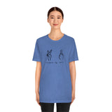 All Peace No F's Unisex Jersey Short Sleeve Tee in a Variety of Colors!