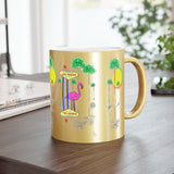 Welcome to Fabulous Las Vegas King Polly Silver or Gold Metallic Mug