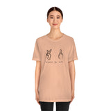 All Peace No F's Unisex Jersey Short Sleeve Tee in a Variety of Colors!