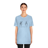 All Peace No F's Unisex Jersey Short Sleeve Tee in a Variety of Colors!