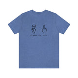 All Peace No F's Unisex Jersey Short Sleeve Tee in a Variety of Colors!