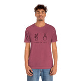 All Peace No F's Unisex Jersey Short Sleeve Tee in a Variety of Colors!