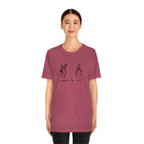 All Peace No F's Unisex Jersey Short Sleeve Tee in a Variety of Colors!