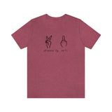 All Peace No F's Unisex Jersey Short Sleeve Tee in a Variety of Colors!