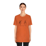 All Peace No F's Unisex Jersey Short Sleeve Tee in a Variety of Colors!