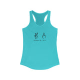 All Peace No F's Racerback Tank in a Variety of Colors!