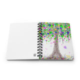 TREE OF LIFE with King Polly Does Yoga Quote Inside Lined Spiral Notebook