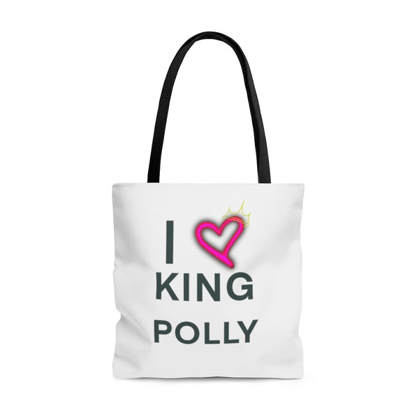 I LOVE KING POLLY + I LOVE LAS VEGAS Double Sided Tote Bag