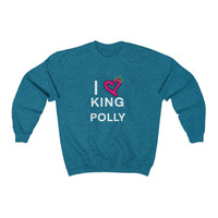 I LOVE KING POLLY Crewneck Sweatshirt in different colors